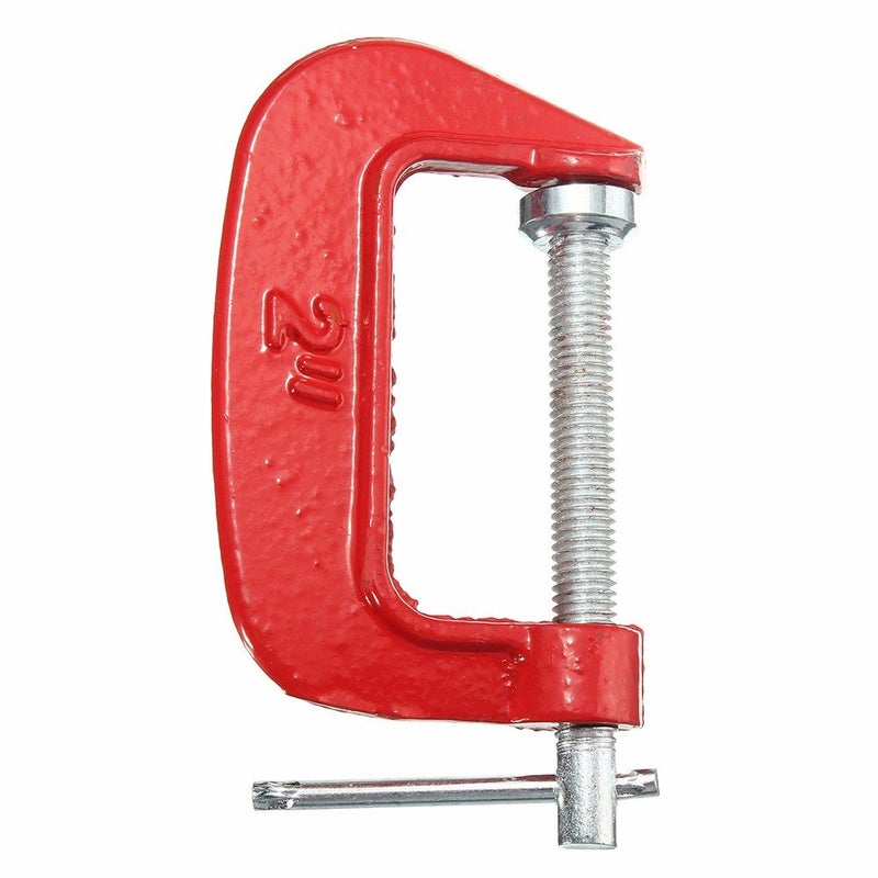WideskallÂ® 2" x 1" inch Heavy Duty Malleable C Clamp (Pack of 10) - Image 2
